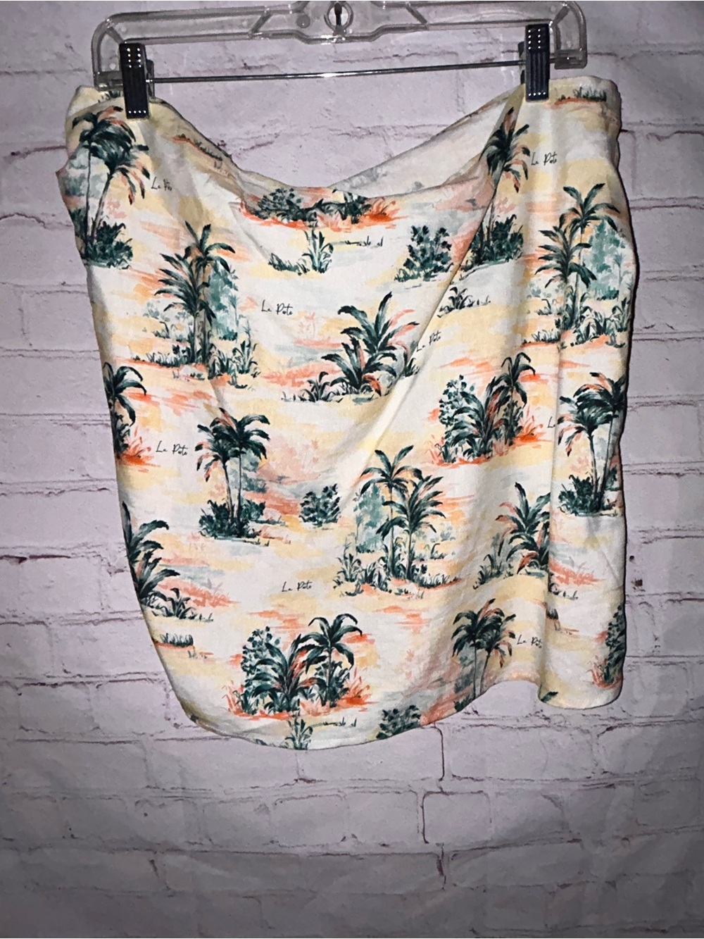La Porte Palm Print Sarong size S NWT - Picture 5 of 8